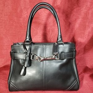 Coach Black Leather Handbag